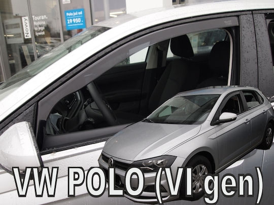 Heko Комплект Ветробрани Dark Fime за Volkswagen Поло 5D 2017 2бр