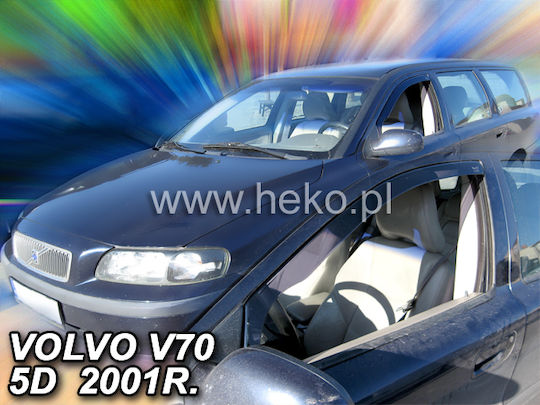 Heko Комплект Ветробрани Dark Fime за Volvo V70 2бр