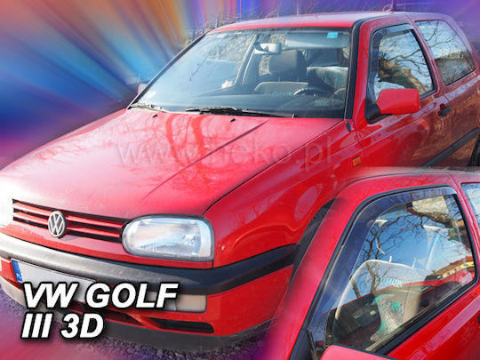 Heko Set of Windbreakers Front Car Dark Fime for Volkswagen Vento 2pcs