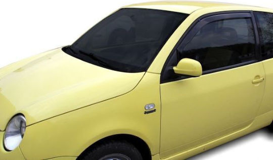 Heko Set of Windbreakers Front Car Dark Fime for Volkswagen Lupo 2pcs