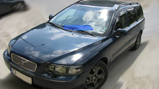 Heko Set of Windbreakers Front and Rear Car Dark Fime for Volvo S40 4pcs