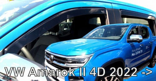 Heko Комплект Ветробрани Dark Fime за Volkswagen Амарок 4D 2022+ 4бр