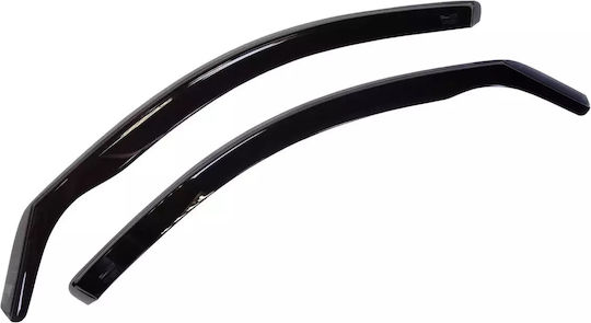 Heko Set of Windbreakers Front Car Dark Fime for Volkswagen Amarok 4D 2022+ 2pcs