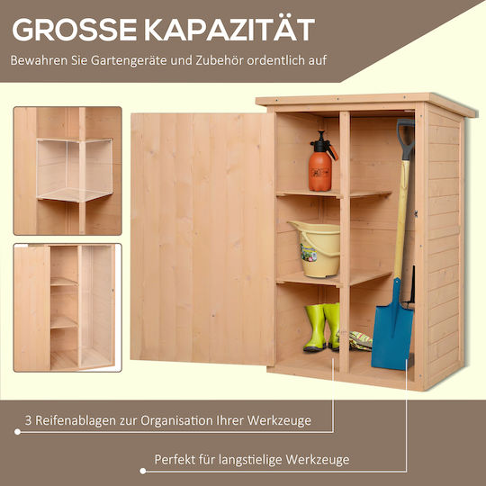 Hölzernes Gartenhaus M0.75xP0.56xH1.15m