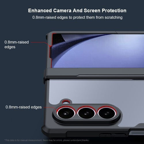 Xundd Back Cover Σιλικόνης / Πλαστικό Μαύρο (Galaxy Z Fold6)