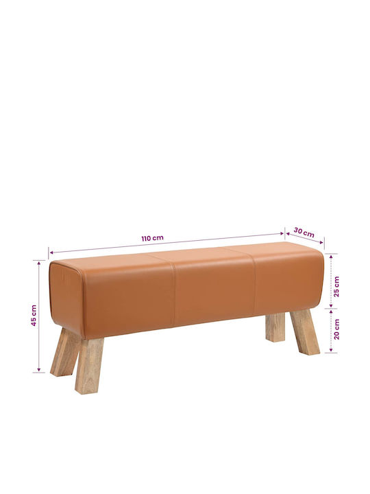 Дървена Градинска Пейка 110x30x45см