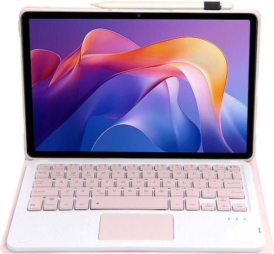 Флип капак с клавиатура Розов (Redmi Pad SE 11)