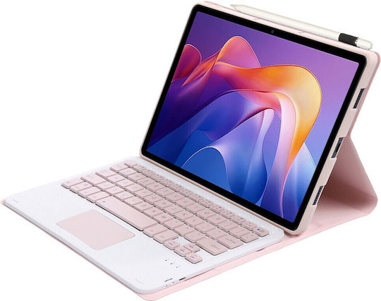 Флип капак с клавиатура Розов (Redmi Pad SE 11)