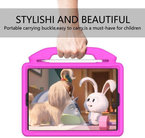 Stoßfeste Eva Rückseite Hülle für Kinder Fuchsie (iPad Air 2019 / iPad Pro 2017 10.5")