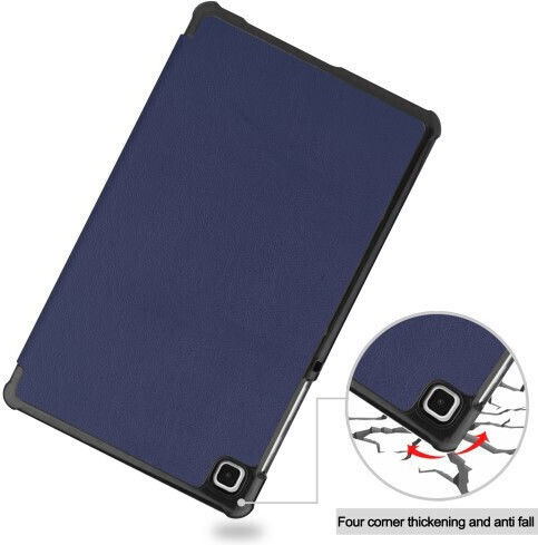 T220 T225 Flip Cover Navy Blue for Galaxy Tab A7 Lite
