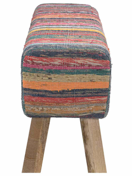Outdoor Wooden Bench 110x30x45cm