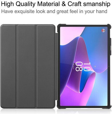 Tri--fold Βάση Στήριξης Flip Cover Ροζ (Lenovo Tab P11 Pro)