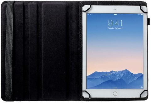 Husă Flip Cover Rotativă Neagră Universal 9-10"