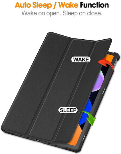 Tri-fold Stand Base Lenovo Tab Flip Cover Blacη (Lenovo Tab K11 Gen 2, Idea Tab, Xiaoxin Pad 11 2025)