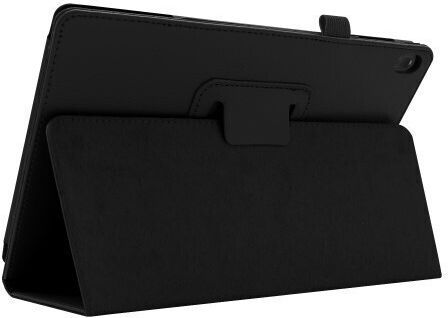 Book Klappdeckel Synthetisches Leder Schwarz (Lenovo Tab E10 10.1") 101802615A
