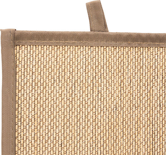 5Five Non-Slip Wooden Bath Mat Stemy 220356B Beige 50x80cm