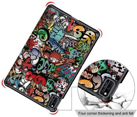 Tri-Fold Flip Cover Multicolor Pentru MatePad 10.4
