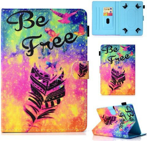 Flip Cover Din Piele Multicolor Universal 7"