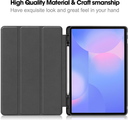 Tri-fold Stand Flip Cover Greeη (Samsung Galaxy Tab S10 FE+)