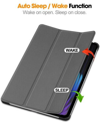 Tri-fold Flip Cover Gray (Xiaomi Pad 7 Pro, Pad 7)