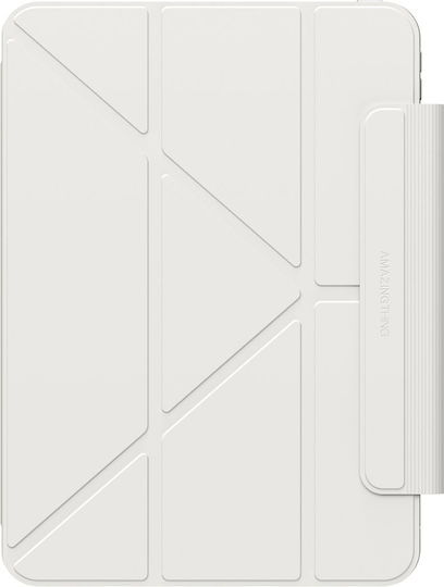 AmazingThing Flip Cover Δερμάτινη Λευκή (Ipad Pro M5 11)