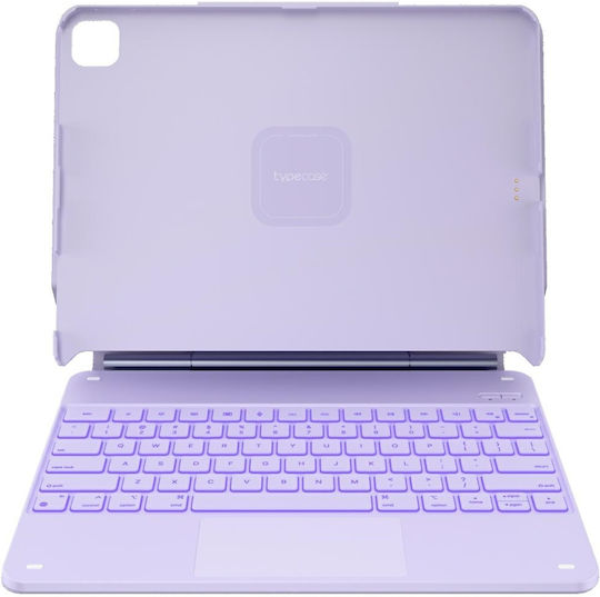 Typecase Case Edge + Tastatur iPad Air 13 2024/2025 Hell Lila Kb206-129-e-lpulch-lpu-b-us-v5