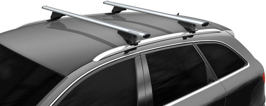Menabo Car Roof Bars Aluminum Leopard XL Silver 135 Cm Silver Color BMW X1 E84 5 Doors 2012 2015 With Flush Rails 2 Pieces 8860/MB MP.8860/MB-19