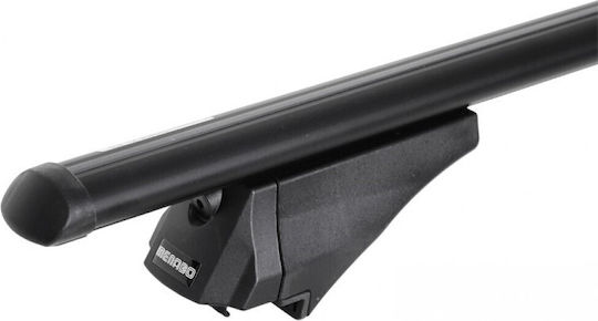 Menabo Car Roof Bars Aluminum Tiger XL Black 1315 Cm Black Color Volkswagen Touareg III 5 Doors 2018 Flush Or Raised Rails 2 Pieces 8600/mb Mp.8600/mb-97
