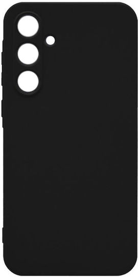 Green On Back Cover Silicon Negru (Galaxy A36)