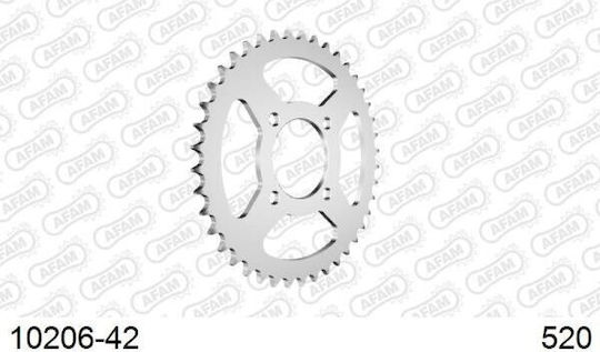 Pinion Spate Din Oțel Afam Lanț 520 Cod 10206-42