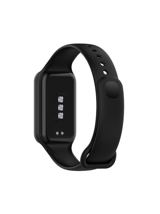 Λουράκι Σιλικόνης Μαύρο (Smart Band 8 Active)