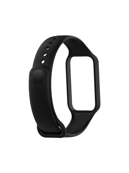 Λουράκι Σιλικόνης Μαύρο (Smart Band 8 Active)