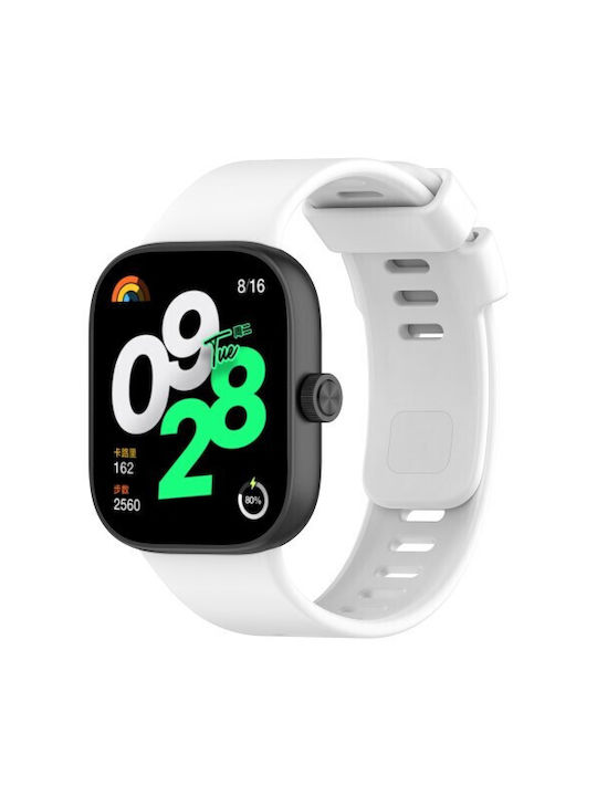 Silicone Strap with Pin White (Redmi Watch 4 / Redmi Watch 5)