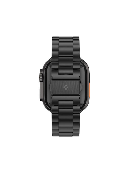 Spigen Кайшка Неръждаема Стомана Черна (Apple Watch 4/5/6/7/8/9/10/se/se 2/ultra/ultra 2/ultra 3)