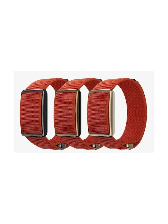 Polar Loop SoftWeave Band Stainless Steel Orange Strap