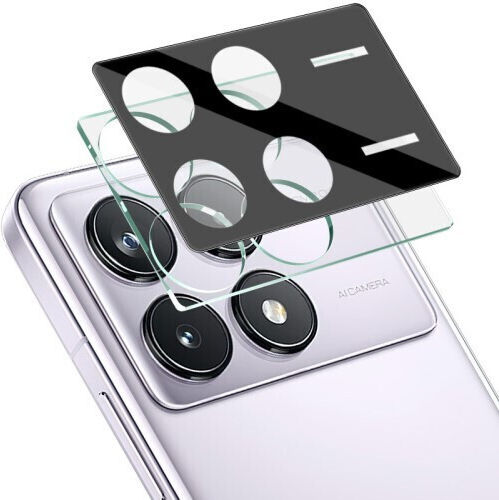 Imak Προστασία Κάμερας Tempered Glass Μαύρο για το Poco X6 Pro
