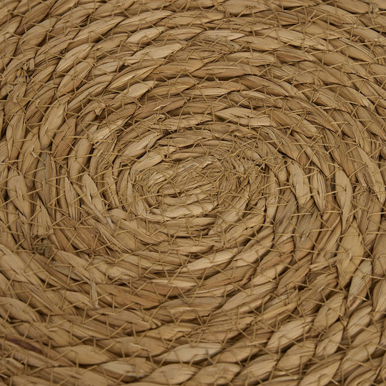 S-d Round Wicker Red Placemats 38cm