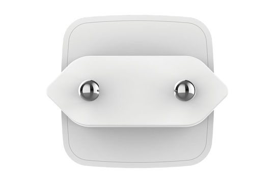 Verbatim GaN Charger with USB-C Port and USB-C - USB-C Cable 20W Power Delivery White Mini