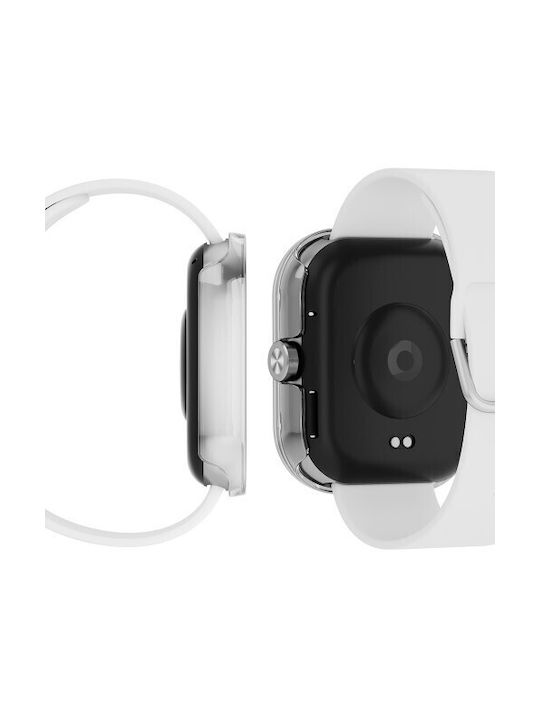 Protective Hard Case with Built-in Tempered Glass for Xiaomi Redmi Watch 4 Black