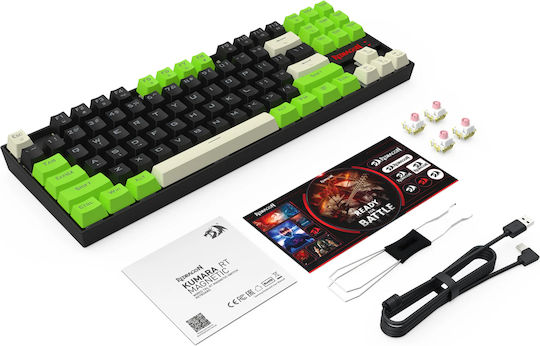 Redragon Kumara K552BG-RGB-M Gaming Πληκτρολόγιο Tenkeyless με Μεμβράνης διακόπτες και RGB φωτισμό (Αγγλικό US)