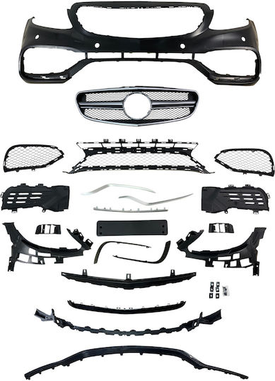 Προφυλακτήρας Εμπρός Mercedes C-class W205 2014+ Amg Look Μπούκες