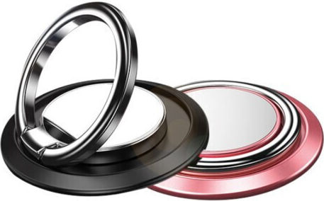 Metallring Handy in Schwarz Farbe