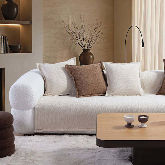 Nef-Nef Homeware Μαξιλάρι Καναπέ Venezia Ecru 50x50εκ.