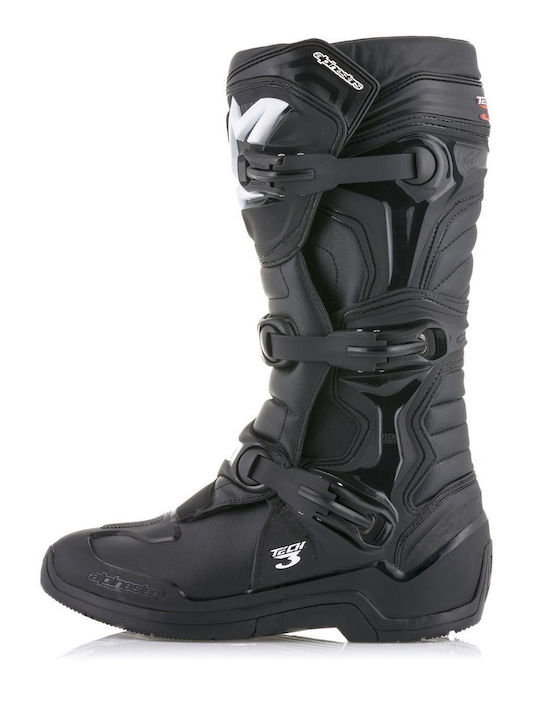 Alpinestars Tech 3 Herren Motorradstiefel Schwarz