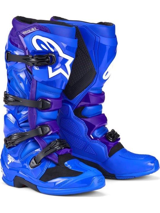 Alpinestars Tech 7 Ανδρικές Μπότες Μηχανής Μπλε