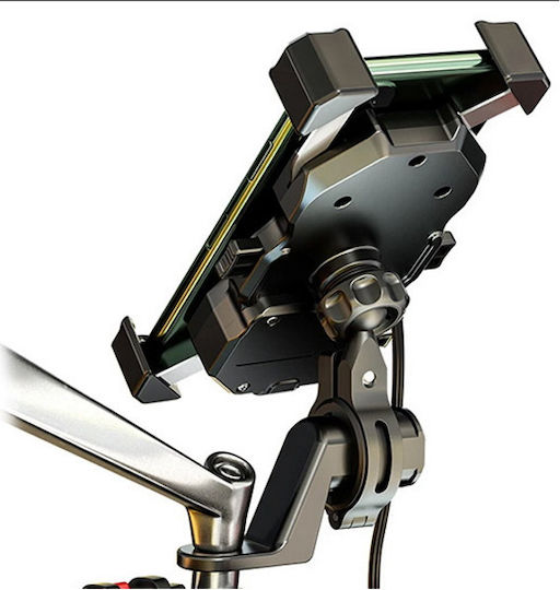 Kewig Halterung Telefon Motorrad mit verstellbarem Arm für Lenkrad