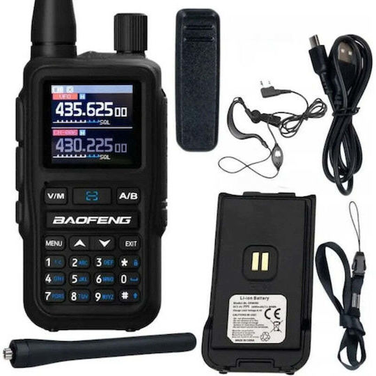 5Rmini-1 CB- und Zwei-Wege-Funkgeräte UHF/VHF 5W mit Farbiger Anzeige