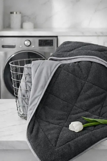 SteweHome Steppdecke Einzel 155x215cm Grau