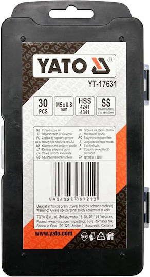 Комплект Колау́зо Yato M6x1 30бр Yt-17631
