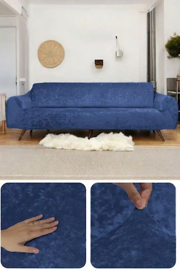 SteweHome Elastic Cover For Three Seater Sofa Velvet 180x230cm